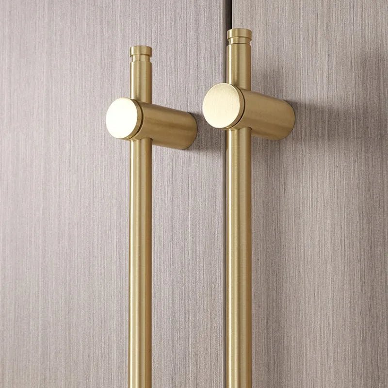Luxury Adjustable Gold Brass Handle – Long Wardrobe & Cabinet Door Pull