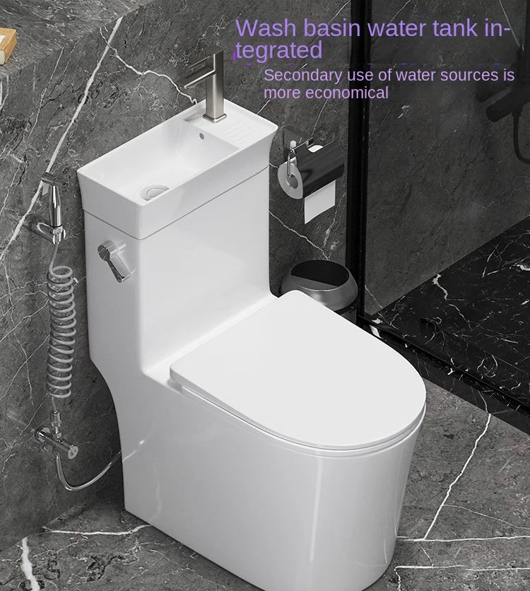 Integrated Toilet and Wash Basin Combo