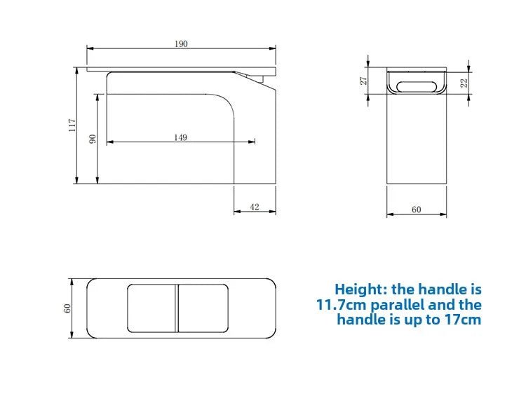 High-Quality Grey Basin Faucet – Brass Bathroom Vanity Tap