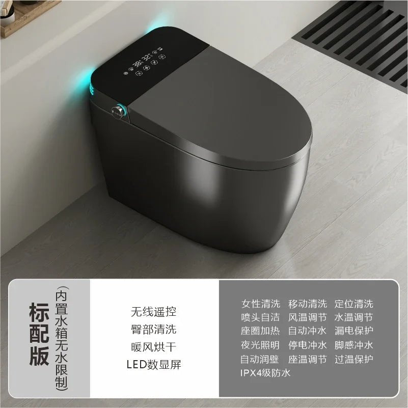 Smart Electric Heated Toilet – Automatic Flush & Bidet