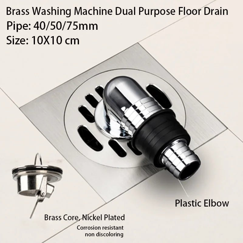Brushed Nickel Invisible Strip Floor Drain