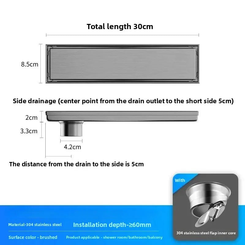 Stainless Steel Tile Insert Floor Drain