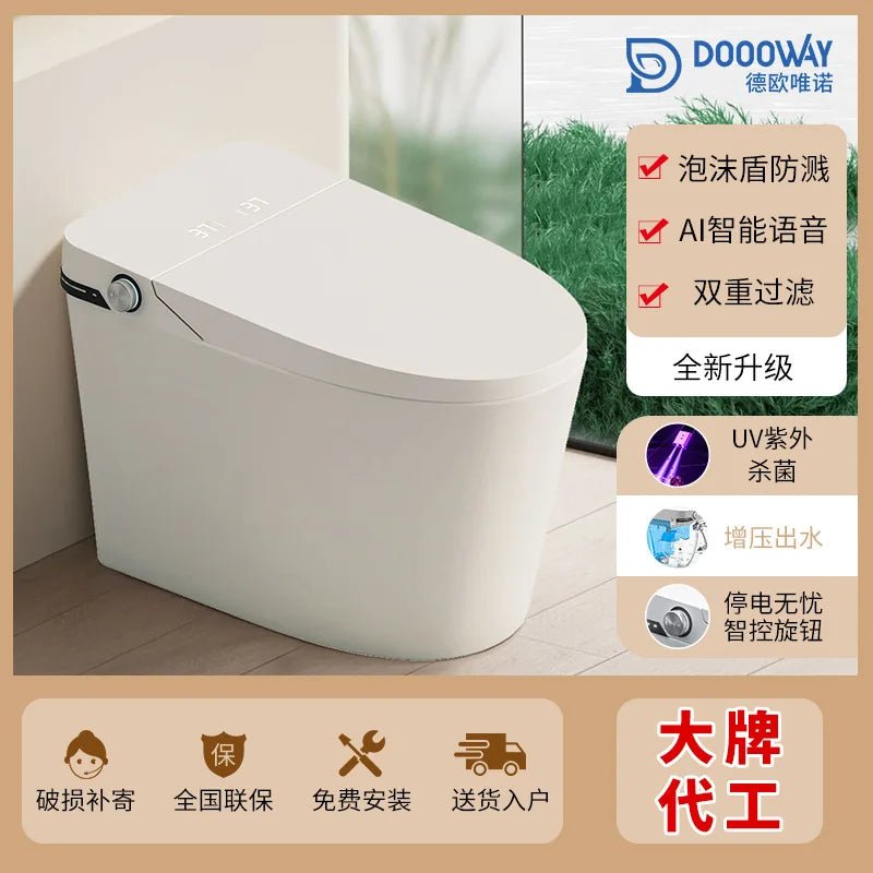 Modern Smart Toilet with Remote & Seat Heating