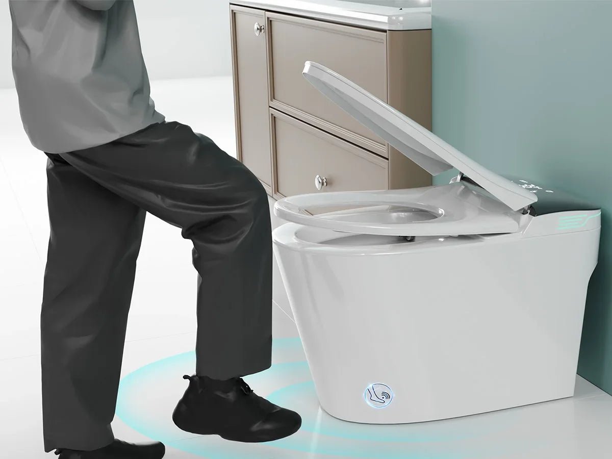 One-Piece Smart Bidet Toilet with Dual Auto Flush