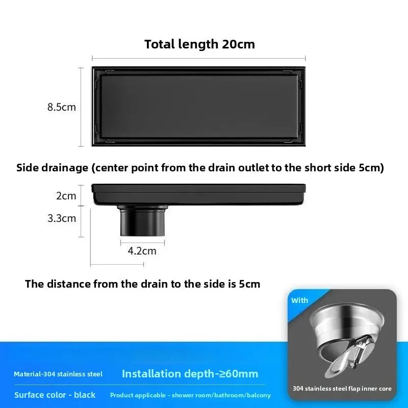 Stainless Steel Tile Insert Floor Drain