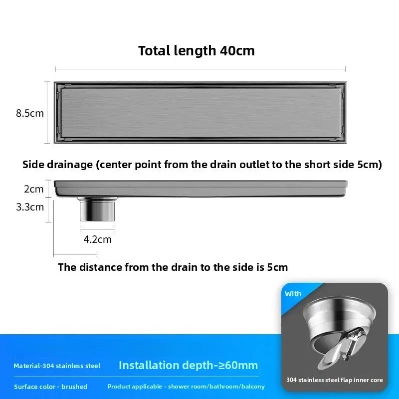 Stainless Steel Tile Insert Floor Drain